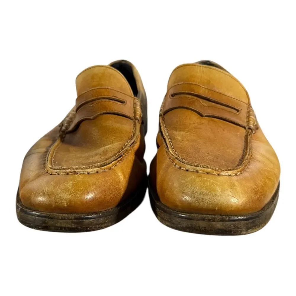 Cole Haan Jefferson Grand Men's Brown Leather Penny Loafers Size 9.5 M